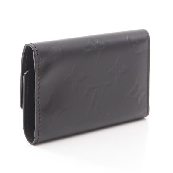 Louis Vuitton Glace Brown Key Case Leather Monogram Multicle - Picture 1 of 8